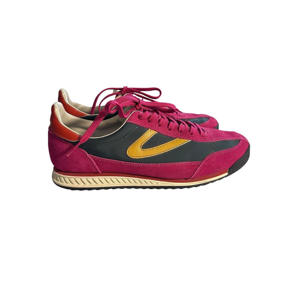 Tretorn Rawlins Sneakers 9 Retro Colorblock Pink Suede Streetwear Gorpcore